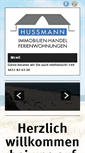 Mobile Screenshot of hussmann-sylt.de